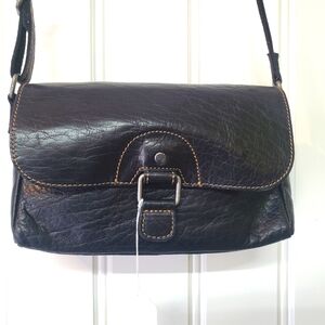 Black Leather Crossbody Purse 👛